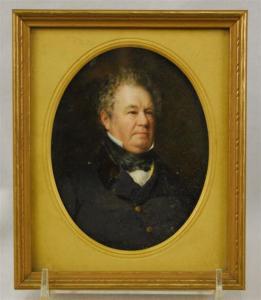 STAIGG Richard Morrell 1817-1881,PORTRAIT MINIATURE OF JAMES INGERSOLL,1868,Grogan & Co. 2009-04-19