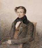 stakenschneider andrej 1802-1865,Portrait of a seated gentleman,1818,Christie's GB 2009-10-12
