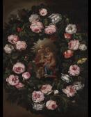 STANCHI Giovanni 1608-1672,Ghirlanda di rose con putti,Wannenes Art Auctions IT 2009-09-29