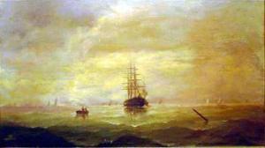 STANCLIFF John Wells 1814-1891,HEADING TO SHORE,William Doyle US 2000-12-05