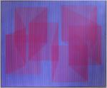 STANCZAK Julian,unfolding and the rain op art abstract, red and bl,1966,CRN Auctions 2018-09-30
