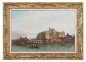 STANFIELD George Clarkson 1828-1878,Braubach on the Rhine,New Orleans Auction US 2022-10-08