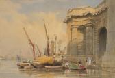 STANFIELD William Clarkson 1793-1867,A view of the Thames with figures descen,1846,Woolley & Wallis 2020-09-08