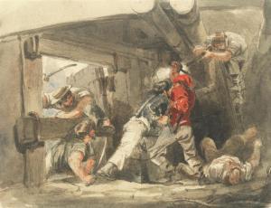 STANFIELD William Clarkson 1793-1867,Repelling boarders,Bonhams GB 2019-05-01