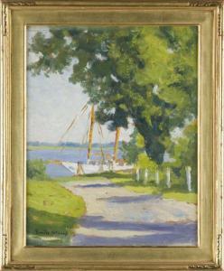 stange emile 1863-1943,Sailboat at Anchor,Leland Little US 2009-09-19