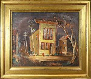 STANHOPE Elmer H 1907-1956,Old Firehouse,Clars Auction Gallery US 2015-02-21