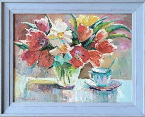 STANICHNOV Oleg 1987,'Tulips',2022,Lots Road Auctions GB 2023-06-18