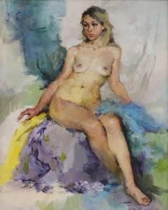 STANICHNOV Oleg 1987,Seated nude,2010,Sworders GB 2023-10-17