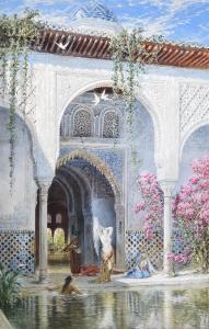 STANIER Henry 1847-1892,The Baths of the Sultana,1875,Dreweatts GB 2021-05-27