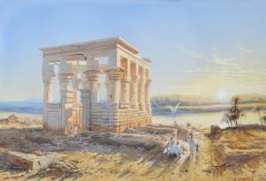 STANIER Henry 1847-1892,The Temple at Philae,1866,Dreweatts GB 2021-05-27