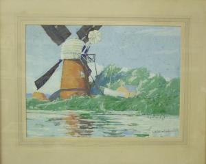 STANILAND L.N 1900,Study of a windmill,1930,Wotton GB 2019-08-20