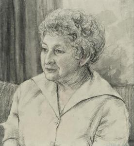 STANISLAND ROBERTS Laura 1906-1994,Portrait of Agnes Drey,1953,Bloomsbury London GB 2011-01-20