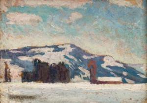 STANISLAWSKI Jan 1860-1907,Winter landscape from Zakopane,1906,Desa Unicum PL 2018-12-13