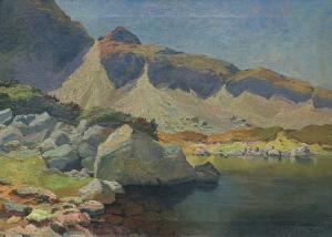 STANKO Leszek 1924-2011,Black Lake in Tatra Mountains,Agra-Art PL 2015-03-22
