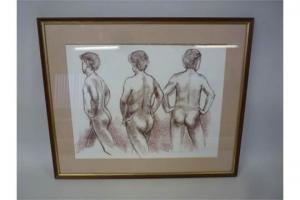 STANLEY BLOOM DON 1932,Three sketches of a man,Richard Winterton GB 2015-11-25