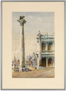 Stanley Jane C,View of the columns in the Piazzetta San Marco and,John Moran Auctioneers 2009-12-08