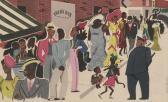 STANLEY Mack 1900-1900,Fred's Bar, 
Open 
all Night,1948,Dallas Auction US 2012-01-28