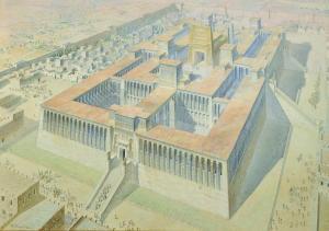 Stanley Peach Charles 1858-1934,'Solomon's Temple in Jerusalem,John Nicholson GB 2016-03-09
