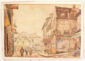 STANLEY Robert 1875-1955,A Paris street,1923,Locati US 2012-02-13