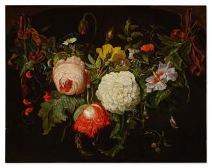 STANNARD Emily, née Coppin 1803-1885,Swag of flowers in an archway,1835,Sotheby's GB 2022-05-25
