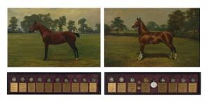 STANNARD Henry John Sylvester 1870-1951,Bay Hackney with saddle; Bay Hackney without s,1894,Bonhams 2024-02-13