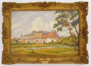 STANNARD Henry John Sylvester 1870-1951,Cottages near Pulham (Norfolk),Rachel Davis US 2024-03-23