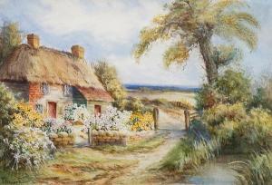 STANNARD Joan Molyneux 1903-1942,Thatched cottages by a lane,Bonhams GB 2010-12-02