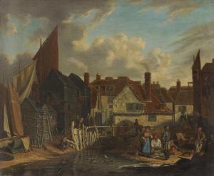 STANNARD Joseph 1797-1830,Villagers at a fish market,Rosebery's GB 2022-07-19
