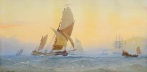 STANNUS Anthony Carey 1830-1919,Sailing in Choppy Waters,Morgan O'Driscoll IE 2024-02-26
