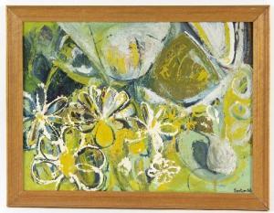 STANTON Colin,Abstract with Flowers,1966,Simon Chorley Art & Antiques GB 2017-05-23