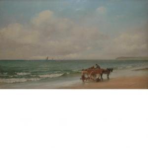 STANTON Horace Hale 1800-1800,Horse Cart by the Sea,William Doyle US 2011-06-08