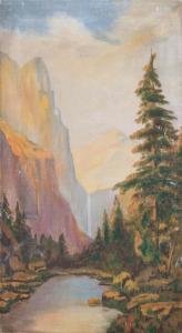 STANTON PERKINS Frederick 1832-1899,Waterfall,Hindman US 2014-12-05