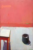 STAPRANS Raimonds 1926,Still Life with Red Piano Stool,1987,Clars Auction Gallery US 2020-09-13