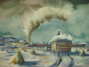 STARECK Edgar A 1917-1987,Beautiful winter landscape,I Gavel Auction US 2008-04-24