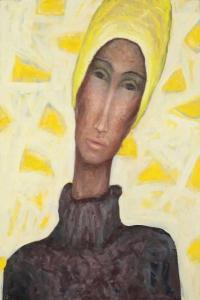 STAREGA Izabela 1964,Z cyklu: Kobiety w chustach Mężczyźni w hełmach,Polwiss Art PL 2012-09-11