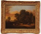 STARK James 1794-1859,Herder with Cattle in Country Landscape,Keys GB 2014-11-28