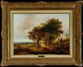 STARK James 1794-1859,Sommerlandschaft mit Figurenstaffage,Allgauer DE 2018-04-19