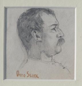 STARK Otto,Portrait of a Man Estate Stamp Signed developed by,Wickliff & Associates 2008-09-20
