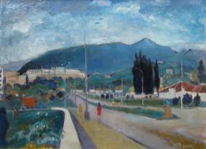 STARZEŃSKA Maria Janina,Banica , "To the University City of Brasov", signe,Alis Auction 2008-07-06