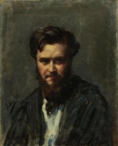 STATTLER Antoni Henryk 1834-1877,Portret mężczyzny,Sopocki Dom Aukcjny PL 2015-12-03