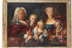STAUDER Jakob Karl 1694-1756,Famiglia di Carlo VI d'Asburgo,1728,Cambi IT 2018-10-09