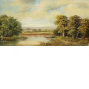 STAUNTON H,Landscape with a Stream,1877,William Doyle US 2012-02-22