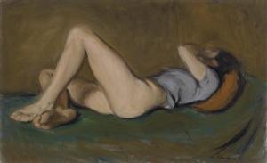 STAVINOHA Eduard 1903,Woman Reclining,1934,Palais Dorotheum AT 2011-10-21