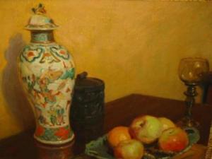 STEAD Alfred,Still Life with Fruit and Chinese Vase,Hartleys Auctioneers and Valuers 2007-12-05