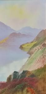 STEAD Roland 1800-1900,The Margin of Ullswater, Blea Tarn and Langdale Pikes,Gilding's GB 2019-11-26