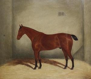 STEARN S.G 1812-1896,A bay horse in a stable,1883,Bonhams GB 2011-04-12