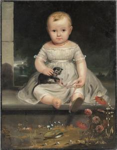 STEARNS Junius Brutus 1810-1885,Portrait of Ela Underhill,1838,Skinner US 2018-11-03