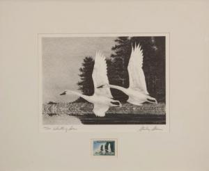 STEARNS Stanley 1926,"Whistling Swans",Copley US 2011-07-21