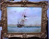 Steed David,Galleon off the coast,Bellmans Fine Art Auctioneers GB 2017-07-29
