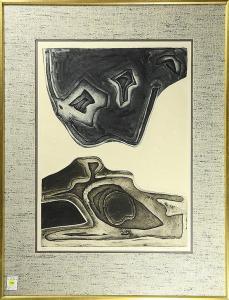 STEEL Claudia 1900-1900,Abstract Landscape,Clars Auction Gallery US 2015-03-21